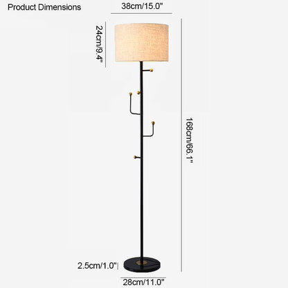 Diff Coat Rack Tree Floor Lamp-DF7065