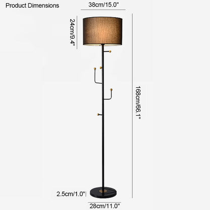 Diff Coat Rack Tree Floor Lamp-DF7065