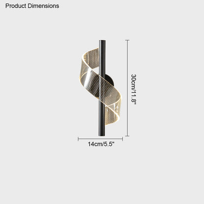 Diff Ribben Brass Wall Sconce-DF6092