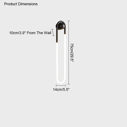 Diff Dimmble Oval Led Brass Wall Sconce with Remote-DF6097