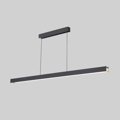 Diff Contemporary Black Linear Led Pendant Light-DF2281