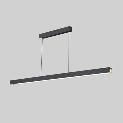 Diff Contemporary Black Linear Led Pendant Light-DF2281