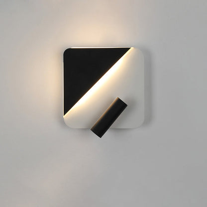 Diff Round/Square Wall Sconce with Spotlight-DF6081