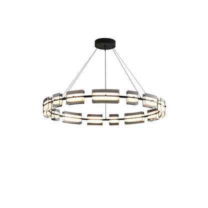 Diff Tiered Circles Glass Chandelier-DF2220