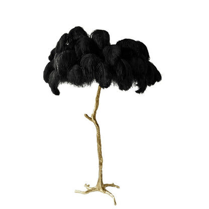 Diff Feather Palm Tree Floor Lamp-DF7000