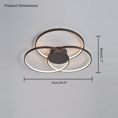 Diff 3 Circular LED Ceiling Light-DF1103