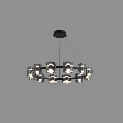 Diff Circular Glass Chandelier-DF2218