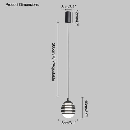 Diff Beehive Small Pendant Light-DF2242