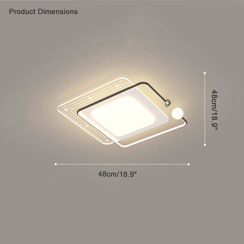Diff Sun Moon Globe Ceiling Light-DF1055