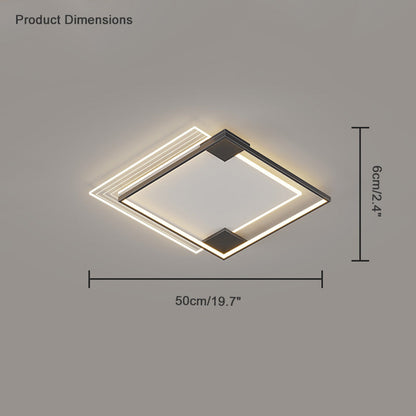 Diff Low Profile Geometric Ceiling Light-DF1052