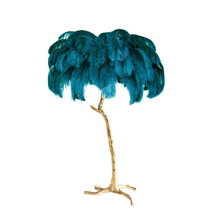Diff Feather Palm Tree Floor Lamp-DF7000