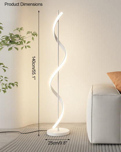 Diff Dimmable Spiral Floor Lamp-DF7073