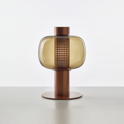 Diff Beautiful Cylinder Glass Table Lamp-DF8032