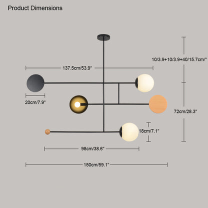 Diff Adjustable Asymmetrical Pendant Light-DF2075