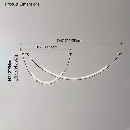 Diff Arc Acrylic Chandelier-DF2288