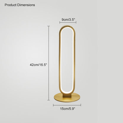 Diff  Oval Skinny Floor Lamp-DF7009