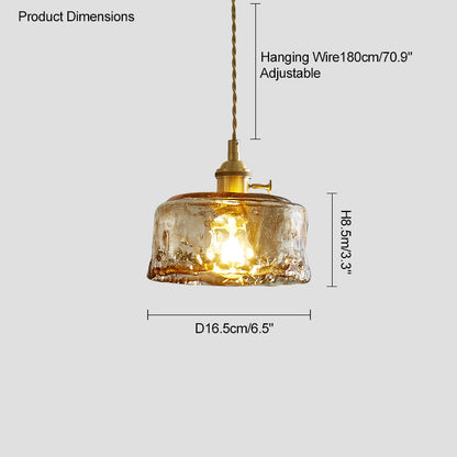 Diff Amber Glass Small Pendant Light-DF2210