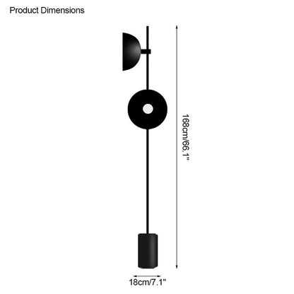 Diff Adjustable 2-bulb Studio Floor Lamp-DF7022