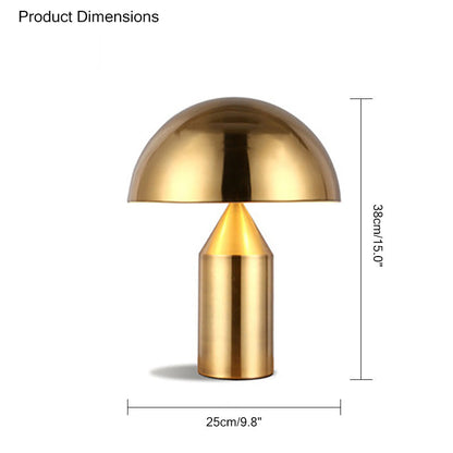 Diff Dome Metal Mushroom Table Lamp-DF8002