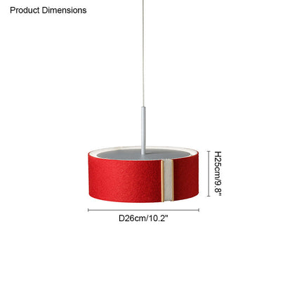 Diff Drum Felt Pendant Light-DF2149