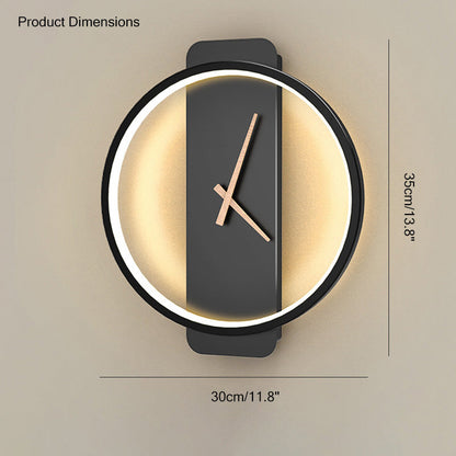 Diff Wall Clock with Led Light-DF6012