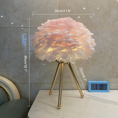 Diff Feather Tripod Table Lamp-DF8014