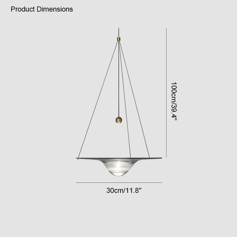 Diff Water Drop Glass Pendant Light-DF2092