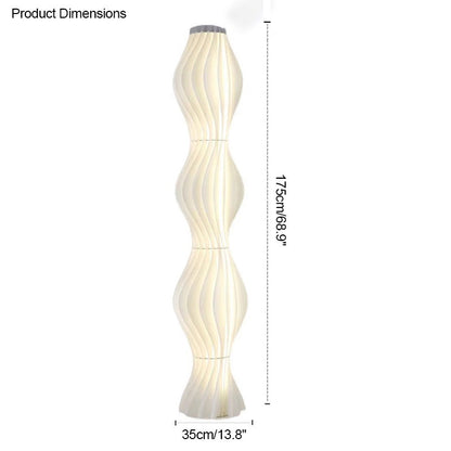 Diff Wavy Column Floor Lamp with Hue Dimmer-DF7074
