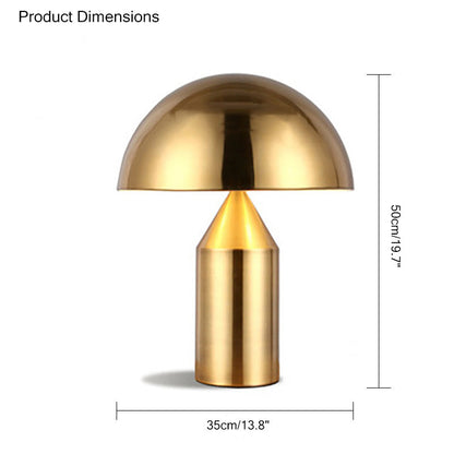 Diff Dome Metal Mushroom Table Lamp-DF8002
