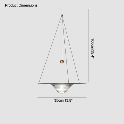Diff Water Drop Glass Pendant Light-DF2092