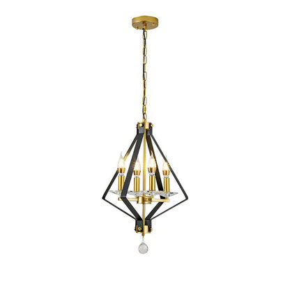 Diff Prism Gold Candle Chandelier-DF2263