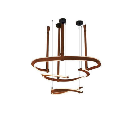 Diff Belt Circular Chandelier-DF2266