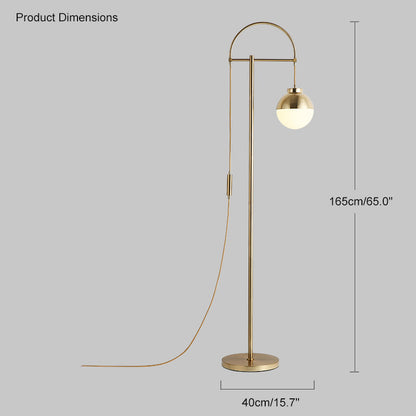 Diff Bauhaus Globe Floor Lamp-DF7016