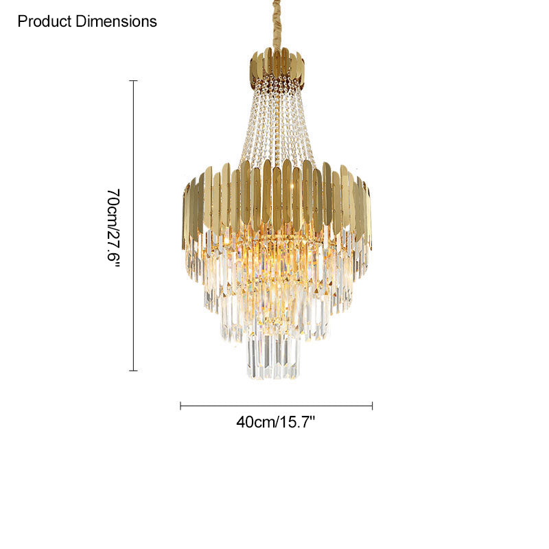 Diff Crystal Prism Empire Chandelier-DF2207