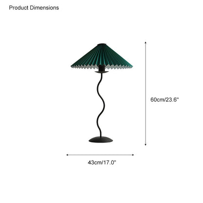 Diff Pleated Squiggle Floor Lamp-DF7011