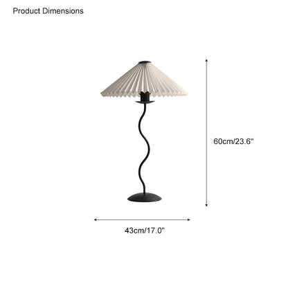 Diff Pleated Squiggle Floor Lamp-DF7011