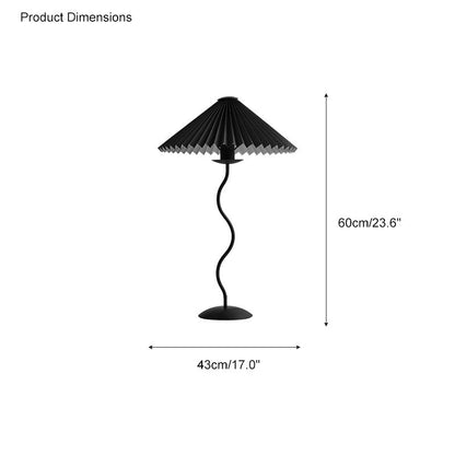 Diff Pleated Squiggle Floor Lamp-DF7011