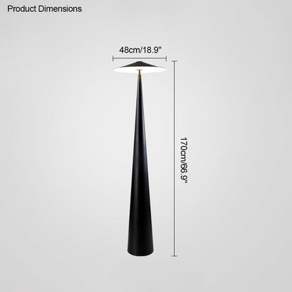 Diff Adjustable Cone Mushroom Floor Lamps-DF7042