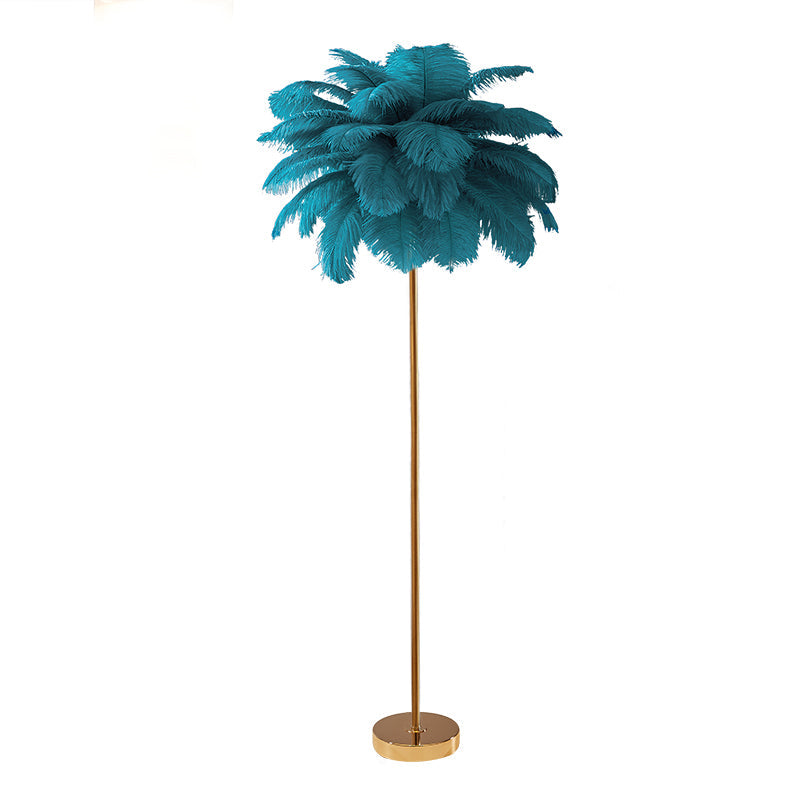 Diff Feather Palm Tree Floor Lamp with Tray-DF7052