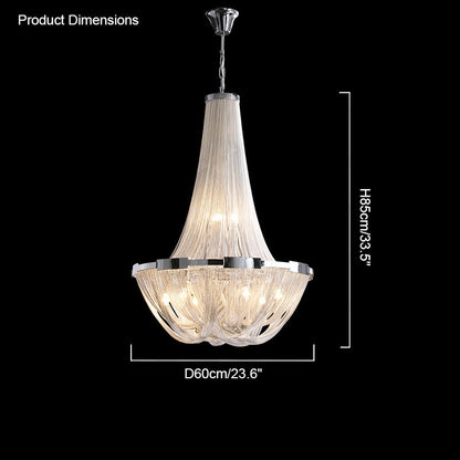 Diff Silver Chain Empire Chandelier-DF2096