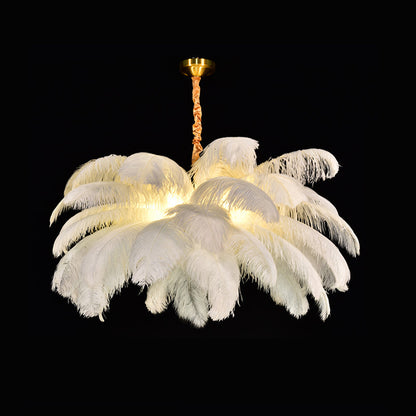 Diff Palm Feather Chandelier-DF2216