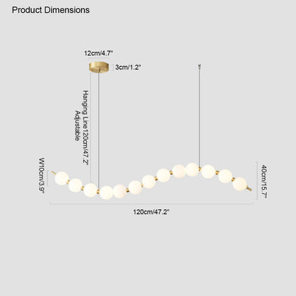 Diff String Pearl Chandelier-DF2102
