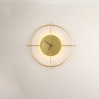 Diff Wall Clock with Led Light-DF6085