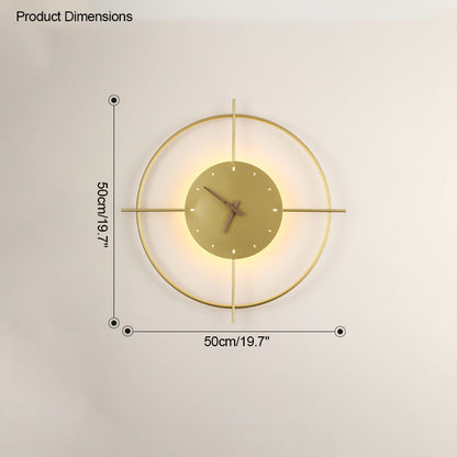 Diff Wall Clock with Led Light-DF6085