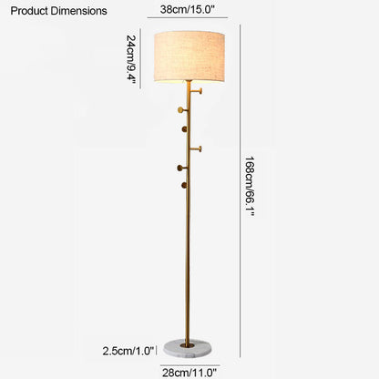 Diff Coat Rack Tree Floor Lamp-DF7065