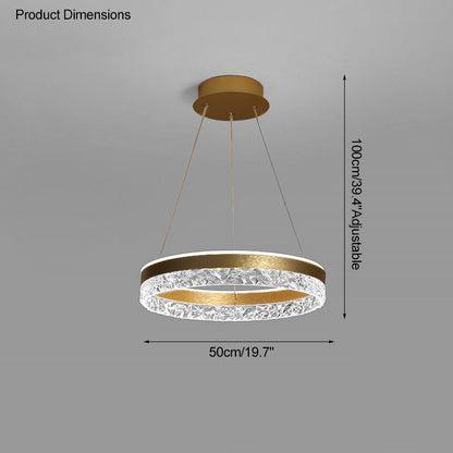 Diff Acrylic Circular LED Chandelier-DF2171