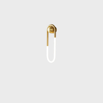 Diff Dimmble Oval Led Brass Wall Sconce with Remote-DF6097