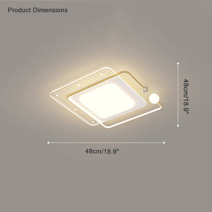 Diff Sun Moon Globe Ceiling Light-DF1055