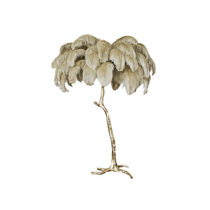 Diff Feather Palm Tree Floor Lamp-DF7000