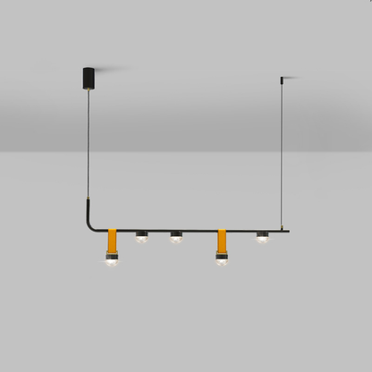 Diff Leather Linear Led Pendant Light-DF2286